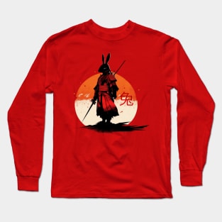 Samurai Rabbit Long Sleeve T-Shirt